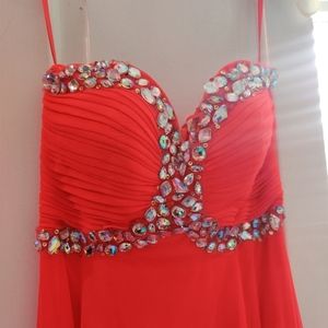 Coral Prom Dress